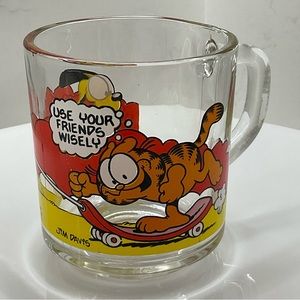 Rare Vintage 1978 McDonald’s Garfield & Odie Collectors Mug Jim Davis (ES1)